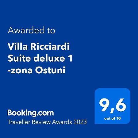 Villa Ricciardi-Suite Famigliare 1-Zona Ostuni Монтальбано Екстер'єр фото